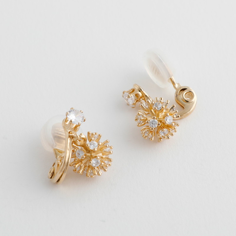 JewCas クリスタルストーンエアフィットイヤリング[JC4930]