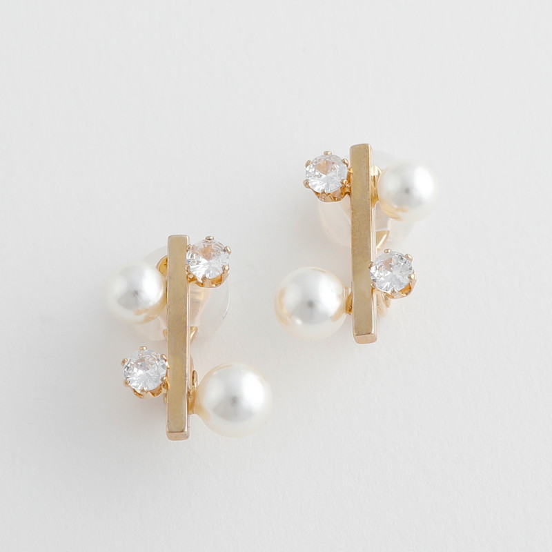 JewCas デュアリティバーエアフィットイヤリング[JC4931]