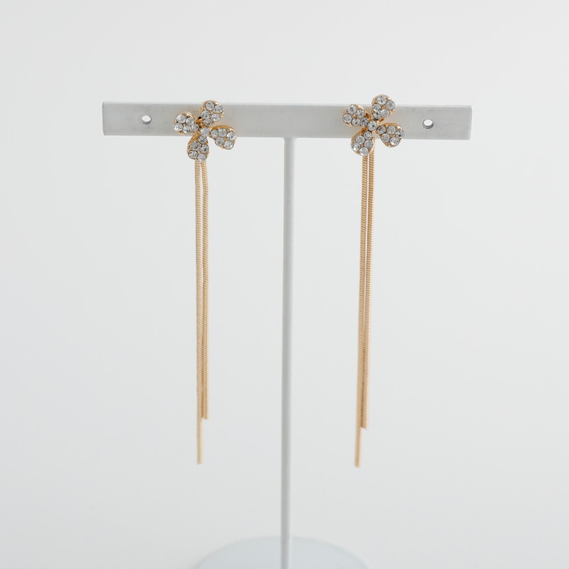 JewCasスリークフラワーピアス[JC4942]