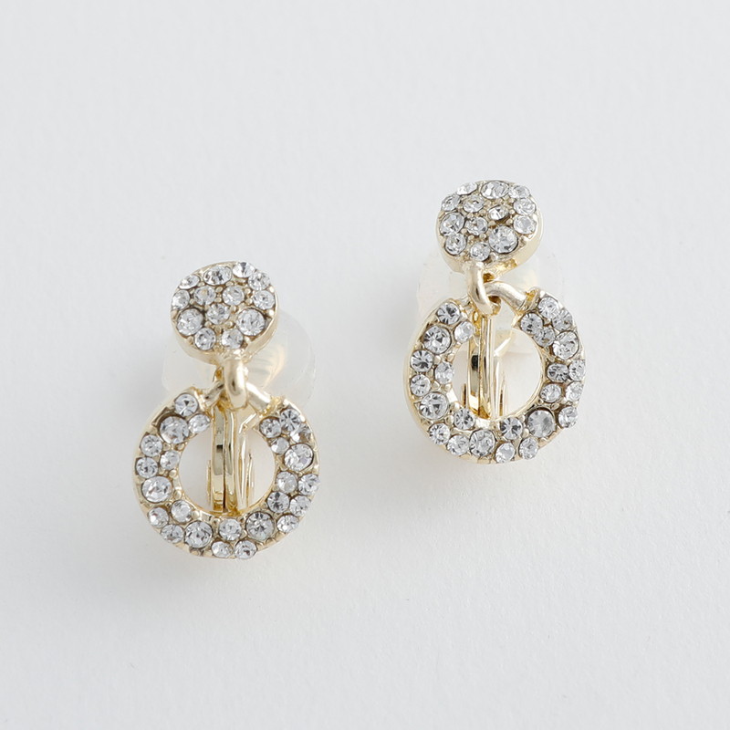 JewCas ドーナツストーンエアフィットイヤリング[JC4954]