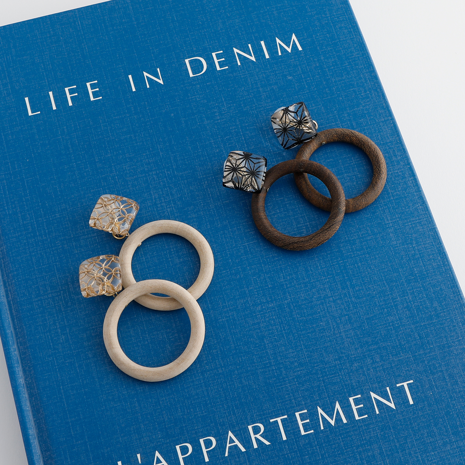 JewCas ウッドサークルエアフィットイヤリング [JC4958]