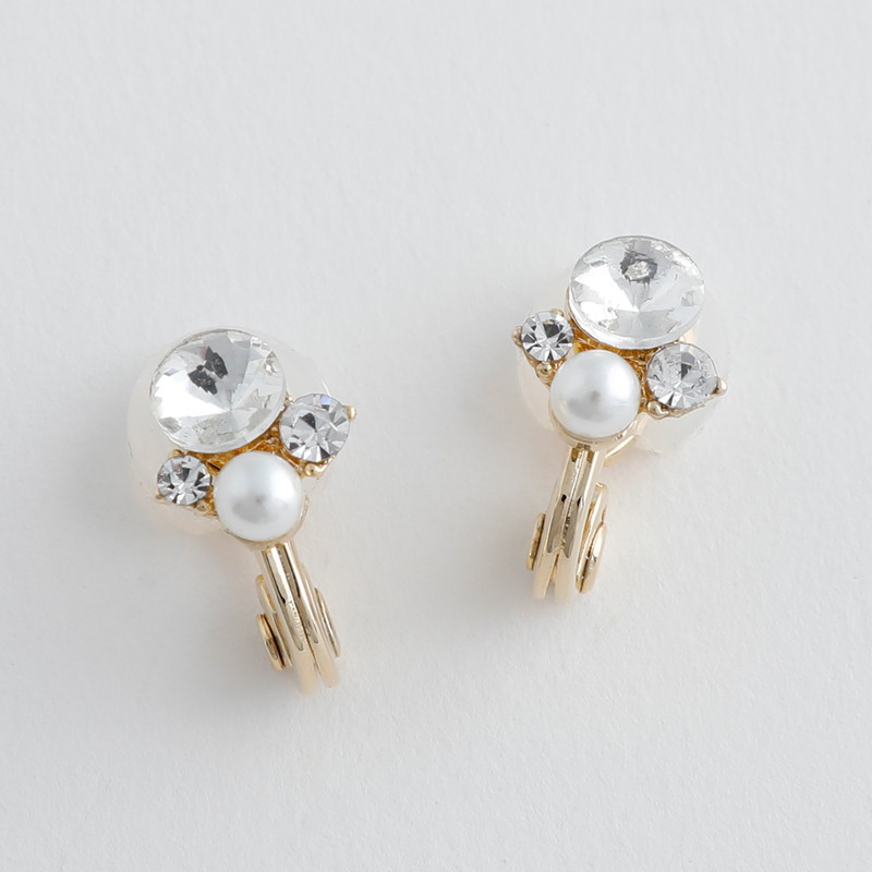 JewCasビジューパールエアフィットイヤリング[JC4962]