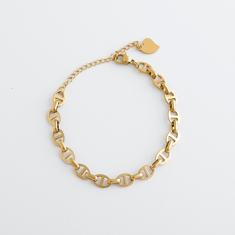 ステンレスチェーンブレスレット [JCQ0210]