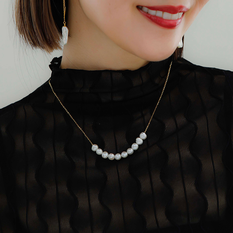 MALLOLINA PEARIST 淡水パールネックレス[MLPS0110]