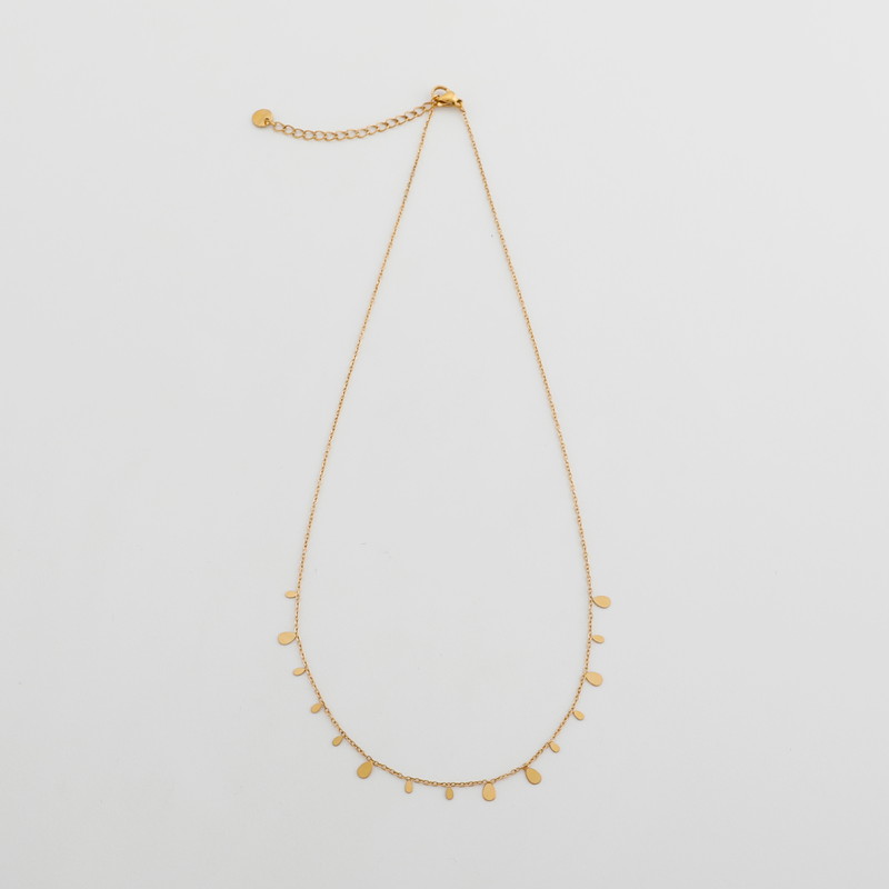 【金属アレルギー対応ノットアレプラス】シャッタードシャインネックレス[NOP0145]