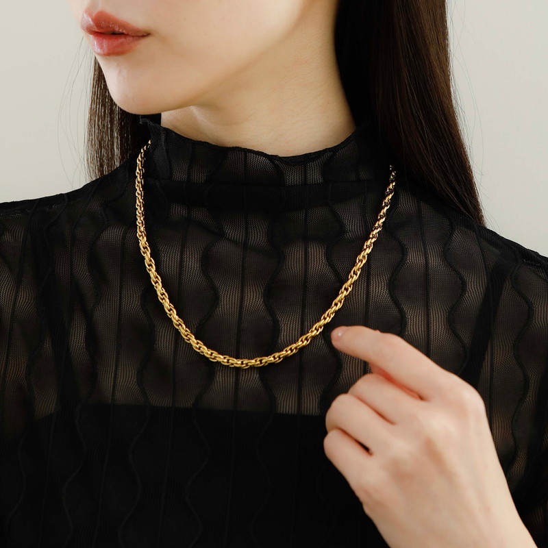 【金属アレルギー対応ノットアレプラス】ノットアレプラスネックレス[NOP0162]