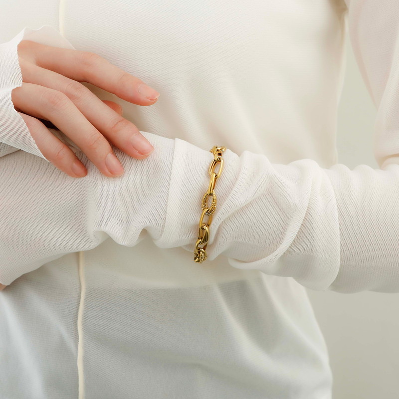 【金属アレルギー対応ノットアレプラス】ノットアレプラスブレスレット[NOP0157]